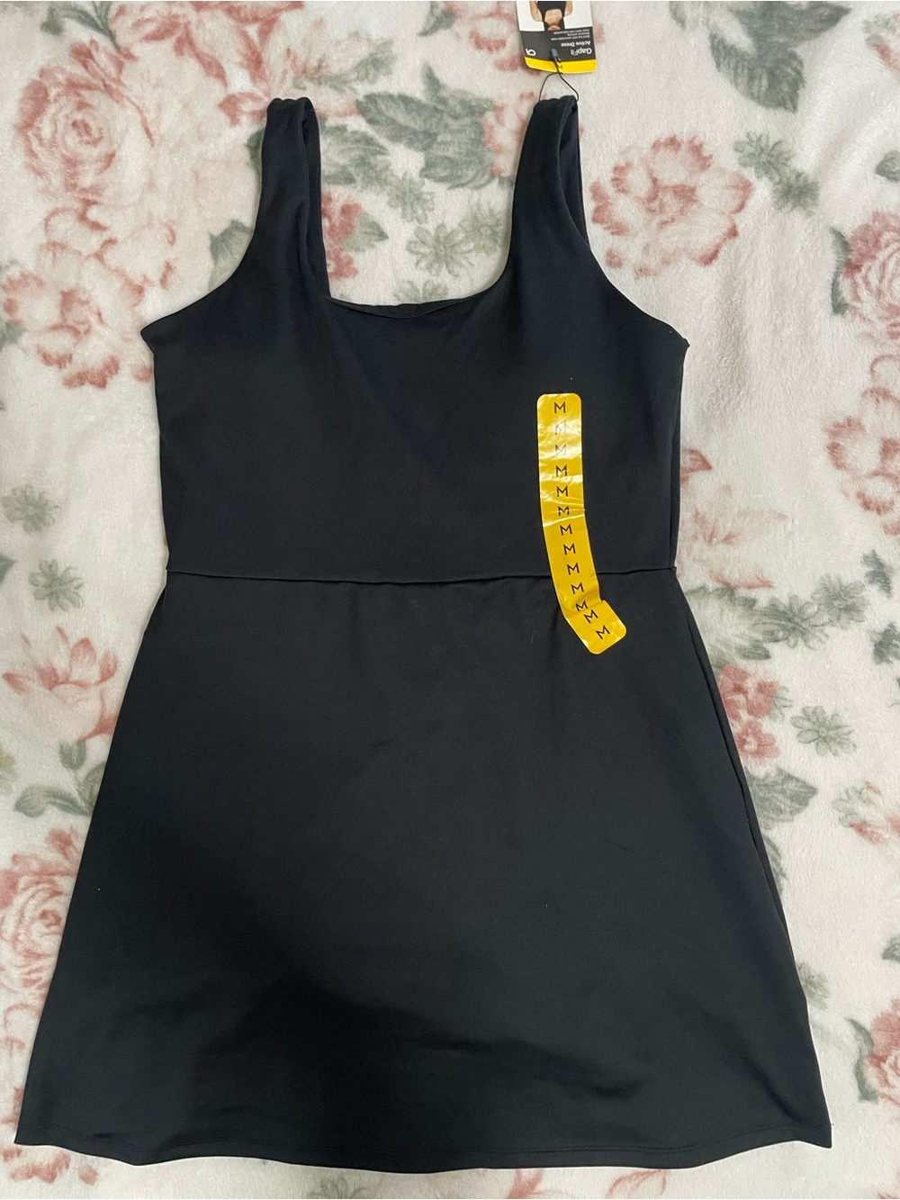 GAP Black Sleeveless Mini Fit & Flare Dress